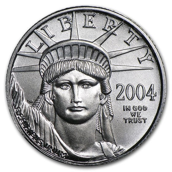 2004 1/10 oz Platinum American Eagle BU 2004 1/10 oz Platinum American Eagle BU
